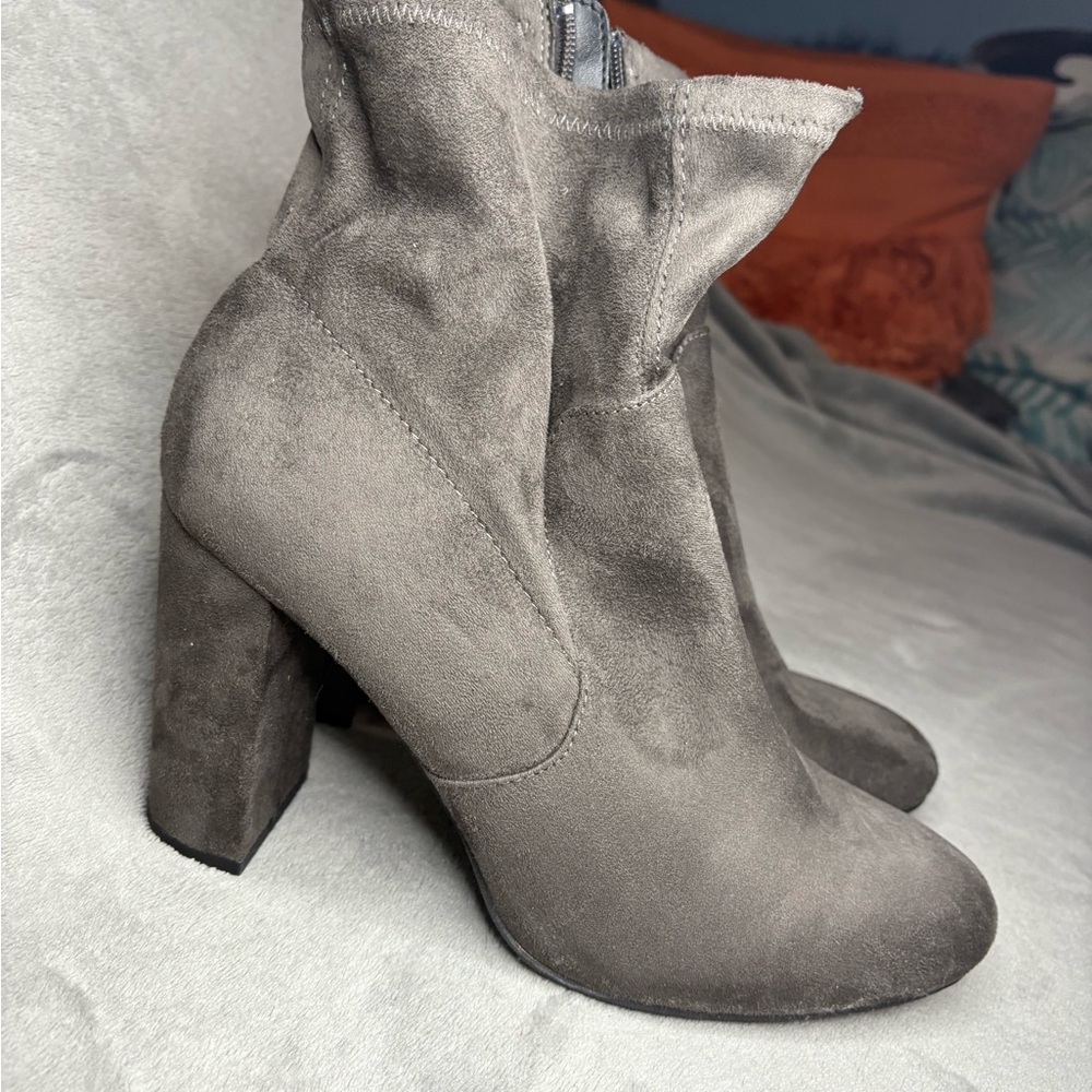 A New Day Elegant Gray Sock Boot Women's Booties size 11 NWOT